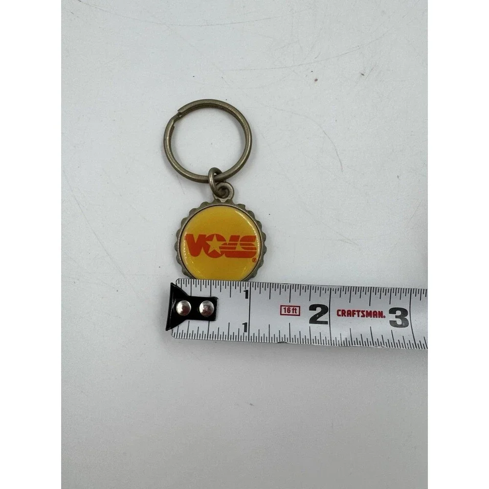 Vintage Metal Tennessee VOLS Bottle Top Design Keyring